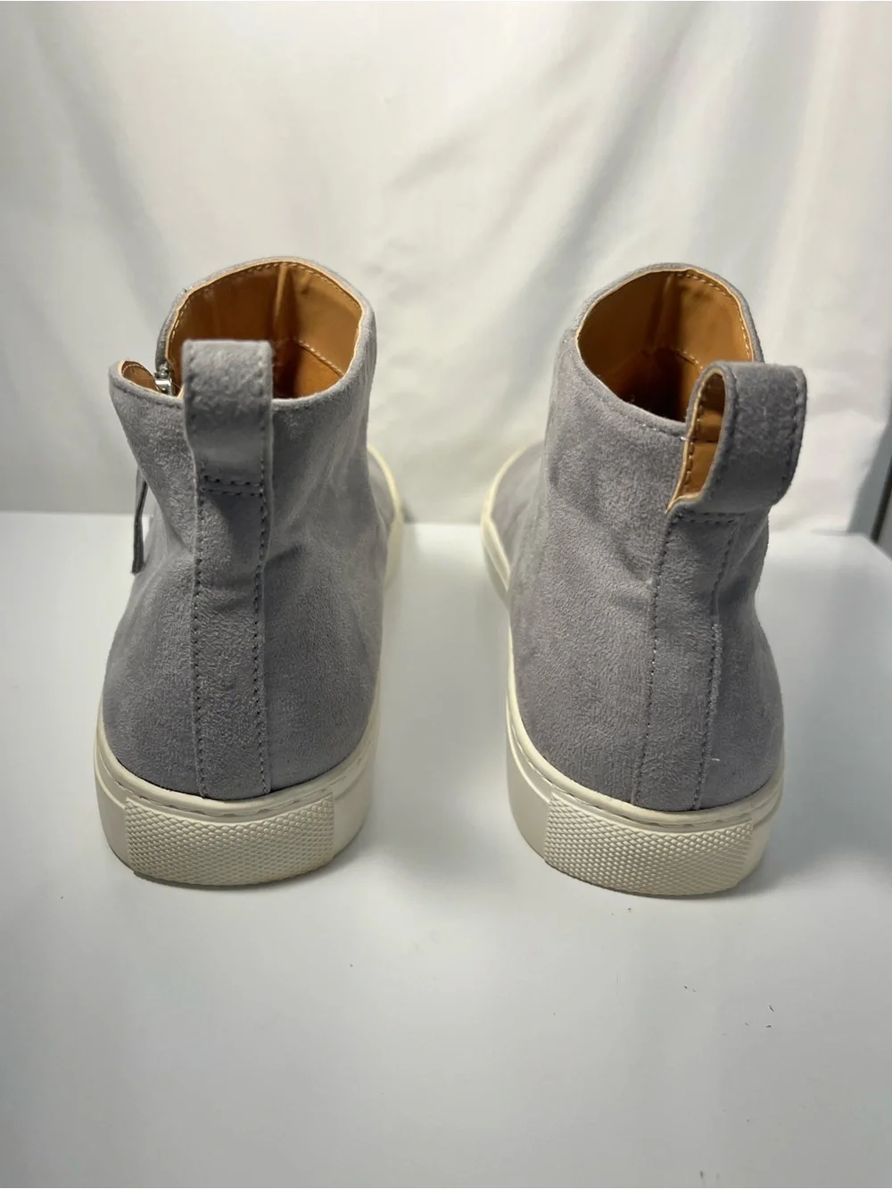 Suede High-Top Slip-On Sneakers